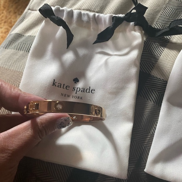 kate spade Accessories - Rose Gold Kate Spade Bangel